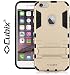 Cubix Robot Case For Iphone 6 Plus Case Back Cover Uv Coated Slim Hybrid Defender Bumper Shock Proof Case Armor Cover With Stand For Iphone 6 Plus Gold RS.399.00