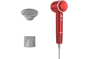 Laifen Suszarka do włosów w stylu retro, 200 milionów jonów ujemnych, z silnikiem 110 000 obr./min, bezszczotkowy silnik do szybkiego suszenia, wysoka prędkość, cicha suszarka z dyfuzorem, do domu, w