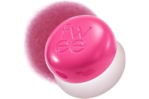 fwee Blurry Pudding Pot | Airbrushed Blush & Lip, Buildable Pigment, Long-lasting, Lightweight, Easy to Blend, Natural Soft Matte Finish - Crush (Vivid Pink) | 0.17 oz