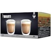 Bialetti - Firenze &Ccedil;ift Duvarlı Cam Bardak 300Ml 2'Li Set