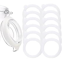 Guarnizioni In Silicone Per Barattoli - 12 Pezzi Per Conservazione Ermetica | Adatte Per Frigo, Congelatore E Fermentazione - Foto 4