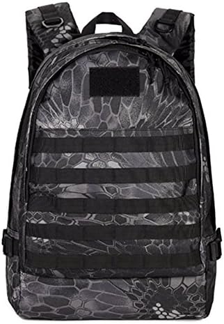 3 Level Knapsack Winner Winner Chicken Dinner Cosplay Backpack Waterproof Sport Outdoor Assault Pack with USB Charging (Color 3)