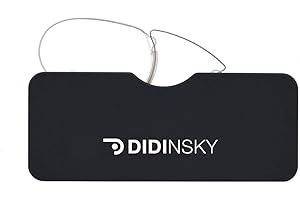 DIDINSKY Okulary do czytania lub prezbiopii dla mężczyzn i kobiet bez zauszników. Mini okulary korekcyjne do ogrodzenia retro lub vintage dla wzroku. 4 kolory i 5 stopni - LOUVRE