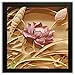 PPD Framed Floral Wall Paintings for Living room and Bedroom with Frame size (12 inch x 12 inch, (Wood, 30 cm x 3 cm x 30 cm, Special Effect Textured) RS.375.00