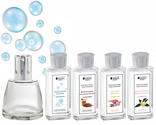 Lampe Berger Vorteilsset - Flacon Cocoon mit Neutral und 3 Duftneuheiten 2017 inkl. EO Shopping Bag