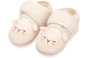 FUNCOO PLUS Kids Slippers Winter Boys Girls Slipper Non-Slip House Toddler Indoor Outdoor Cloud Slippers