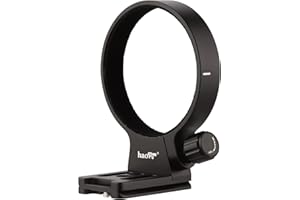 Haoge LMR-RF100 - Anello di montaggio per treppiede per obiettivo Canon RF100mm F2.8 L MACRO IS USM Canon RF-Mount Base Fit Arca Type Quick Release Plate
