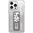 Skinarma COSMO iPhone 15 Pro Max semi clear case with Grip stand (Gray)