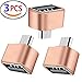 Produktbild lucklystar® Micro USB auf USB 2.0 OTG Adapter Konverter, micro USB Männlich auf USB weiblich OTG Stecker für Android Smartphone/Tablet mit OTG Funktion (Huawei Samsung Galaxy S7/S7E/S6E/S5/S4, Tab S/S2/Pro, LG G4/3/2/1/G Pro 1/2, Sony Xperia Z1/Z2/Z3/Z5, HTC One M8/M9, Google Nexus 5/6/7/9/10, Anmerkung 5/Edge/4/3/2/Pro/10.1/8.0 pink 3pcs