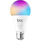 Bix SL-01 Aura Multi Color 9W RGB WiFi-Bluetooth Remote Control Smart Bulb
