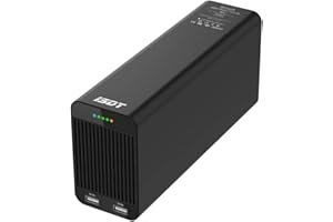 ISDT SP2425 Adaptador de alimentación Inteligente 600W 25A 1 Puerto CC y 2 Puertos de Salida de Carga USB para Viajes, Camping, Emergencia, para baterías de Lipo/Litio/Li-Ion/NiMH/Nicd