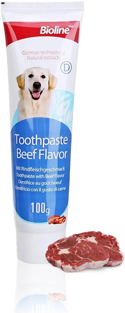 Bioline Biftekli 100 gr Köpek Diş Macunu