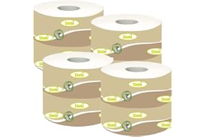 SHOBI Carta Igienica Fascettata 2 Veli perfetta per Hotel, Ristorante, B&B, Casa (96 Rotoli)