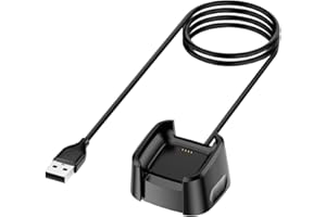 CAVN Charger Compatible with Fitbit Versa 2 (Not for Versa and Versa Lite), Replacement Charging Cable USB Charger Dock for Versa 2 Fitness Smartwatch