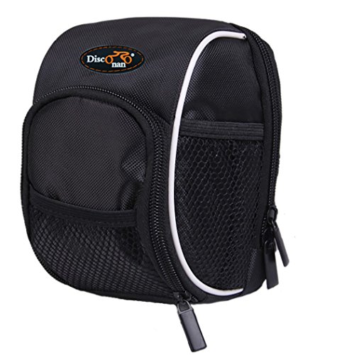Disconano Fahrrad-Lenkertasche mit regendichter Schutzhaube - 2
