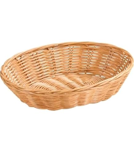 Kesper 17844 Brood- en fruitmand, 31 x 23,5 x 8,5 cm, bruin