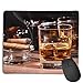 Produktbild Mouse Pad Colored Whisky in Cup Rectangle Rubber Mousepad 8.66 X 7.09 Inch Gaming Mouse Pad with Black Lock Edge
