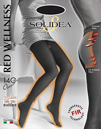 Solidea Red Wellness 140 Opaque Colore Nero Taglia 3-Ml