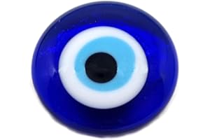 MYSTIC JEWELS Magnete da frigorifero con occhio turco, blu, per buona fortuna, ideale come decorazione o regalo