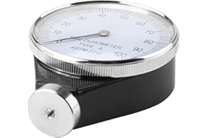 LAZMIN112 Twardość opon gumowych, typ Shore A/O/D Twardościomierz opon gumowych 0-100 HA do precyzyjnego pomiaru, trwały/stabilny/wodoodporny (typ A)