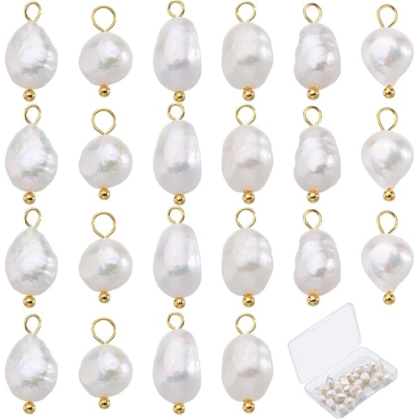 SUNNYCLUE 1 BOÎTE 30 Pièces Breloques Perles Dorées Perles