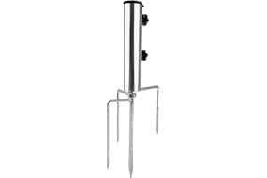 Lre Co. Piquet Parasol Pied de Parasol Pliable pour la Plage, la pêche, Le Camping et Le Jardin, Support Base Solide au Sol pour Le Balcon ou Les activités de Plein air