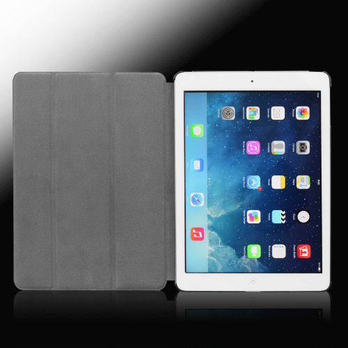Fintie Apple iPad mini 1 / 2 / 3 Hülle – Smart Shell Case Schutzhülle Tasche Etui- Slim Lightweight Cover Auto Schlaf / Wach, Standfunktion für iPad mini 3 / 2 / 1, Weiß - 8
