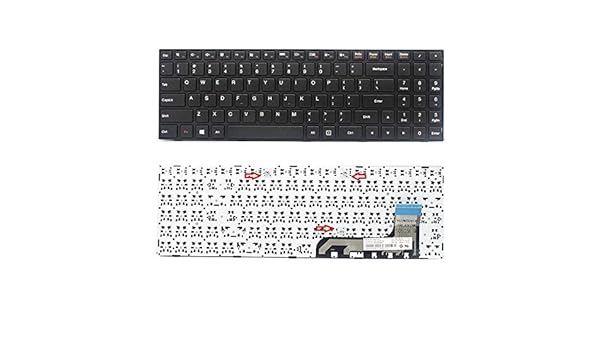 Genuine Lenovo Ideapad 100 15iby Keyboard Nano Us Pk131er1a00 5nh Black Laptop Replacement Parts Computers Tablets Networking