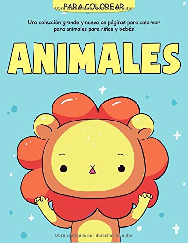 Animales para Colorear: 55 Páginas para Colorear de Animales - Libro para Colorear y Dibujar - Regalos para Ninos - Animales Libro Infantil -Libros para Colorear Niños