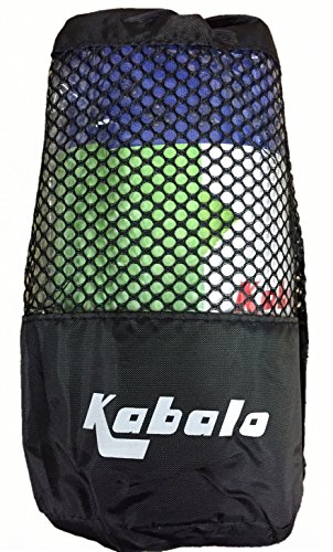 Kabalo BLAU Sport Fitness Yoga Towel Yogatuch Blanket MIT BEUTEL – cover an exercise mat – Non Slip Pilates Accessory – Hause Fitnessgeräte - 3