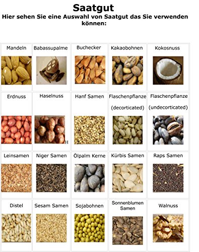 Öl Presse Ölpresse Oelpresse, handbetrieben zur Pressung von Ölen aus Samen - 2