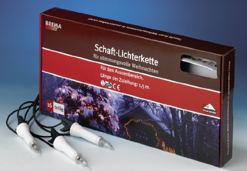 Preisvergleich Produktbild rotpfeil Lichterkette15-Teilig weiss für Aussen