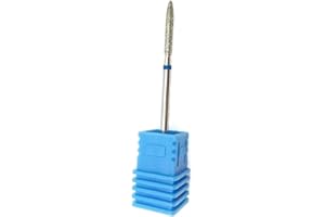 Natury Nails Fresa di diamante per fresa per unghie, per manicure russa, pedicure, smalto semipermanente, cuticole, lima per tornio blu grana media