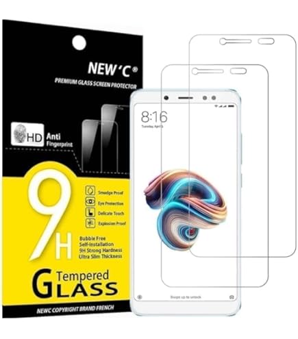 Protection En Verre Trempé Pour écran Xiaomi Redmi Note 5/6/7/8/9/10 Pro - Transparent - Anti-rayures