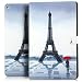 Produktbild Saxonia Apple iPad Pro Hülle Cover Slim Case Tasche Tablet Schutzhülle Motiv Paris Eiffelturm
