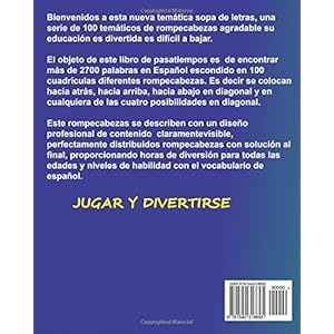 Nueva SOPA de LETRAS #1 (Letra Grande)