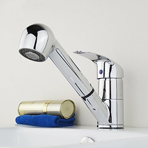 Baytter Einhebel Waschtischarmatur Wasserhahn Spültisch Küche Waschtisch Armatur Wasserkran Waschenbecken - 5