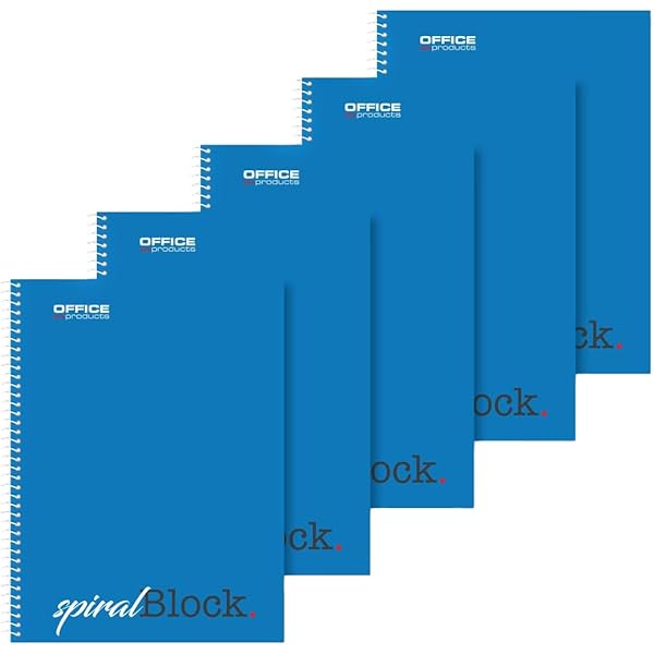 DOJA Barcelona | A4 Notebook | Pack 8 | With Soft Cover | 80 Plain Sheets | A4 Notebooks In Random Colours | Plain Notebook, White Leaves, For Students, Drawing Notebook, Spiral Notebook