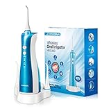 Hangsun Water Flosser Cordless Oral Irrigator Rechargeable Professional Portable Dental Flosser Ultra Water Jet HOC430 With Inductive Non-Contact Charger for Travel & Home Use