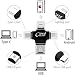4d® 4 in 1 OTG Card Reader Four ports : lightning + Type C + Micro USB + USB Card reader - Like Iflash, Idisk for Iphone, Ipad, Micro USB, SDHC lightning flash drive (Black) RS.869.00