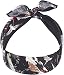 Produktbild Küstenluder Damen Haarband Edwina Fische Maritimes Bandana Schwarz 53cm x 53cm