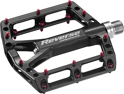Preisvergleich Produktbild Reverse ONE Flat Fahrrad Pedal schwarz / rot