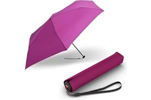 Knirps Regenschirm I.030 Small Manual mit Schirmtasche I 21 cm kleiner Reiseschirm I Regenschirm leicht I kleiner Taschenschirm mit Handöffner I Taschenregenschirm sturmfest