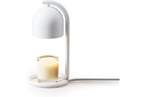 SwitchBot Inteligentna lampa podgrzewająca świeca z timerem i ściemniaczem, kompatybilny z matowym podgrzewaczem świec dla Apple Home i Alexa, lampa zapachowa na prezent na parapetówkę, biała