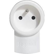 Prolongateur électrique 3m Blanc - Prise Gigogne - 3680W Max - Câble H05VV-F 3G1.5mm²