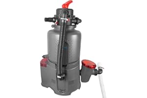 well2wellness® Pool Sandfilteranlage Azuro 6m³/h für Pools bis 30m³ mit Umwälzpumpe, Vorfilter und Timer