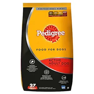 Pedigree Professional Active Adult Premium Dog Food, 20 kg Pack