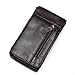 Price comparison product image Hand&Star Cell Phone Waist Bag Men Vertical Genuine Leather Belt Pouch Wallet Case And Waist Bag Travel Men Small Crossbody Messenger Phone Bag,Brown