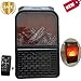 Produktbild Heizlüfter Keramikheizlüfter, Mini Heizung Heater mit Timer Heizlüfter für Steckdose (X-Flammenheizung)