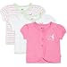 Mini Klub - Pack of 3 front open vests - 0-3M RS.384.00